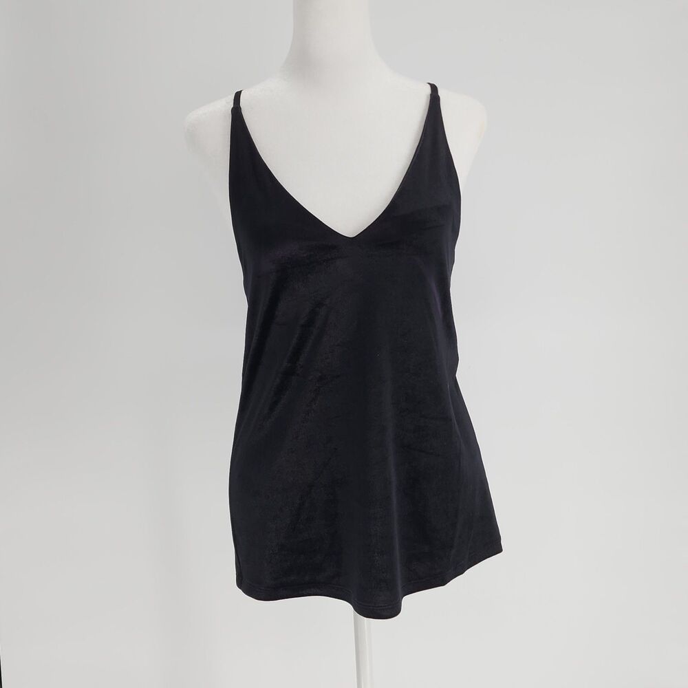 Black H&M Velvet Tank top (xs}
